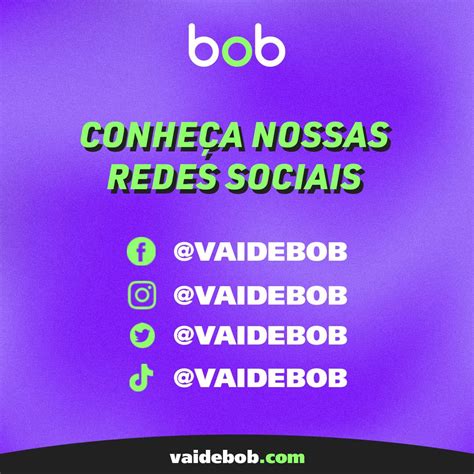 vaibob|Vai De BOB (@vaidebob) • Instagram photos and videos.